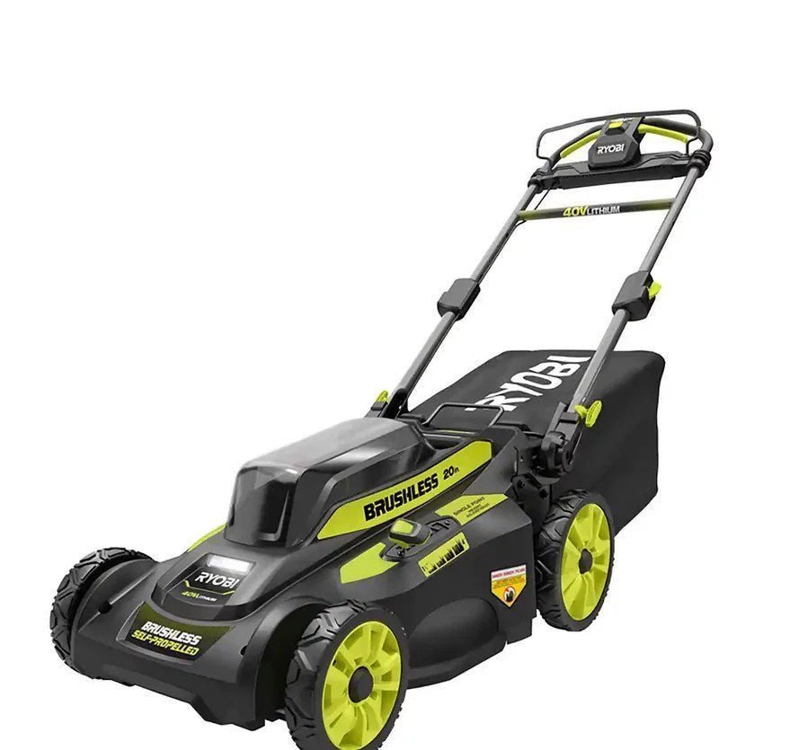 RYOBI 40V Self-Propelled Cordless Lawn Mower | 20” Brushless | 6.0Ah Battery & Charger Included
