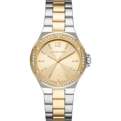 Michael Kors Lennox Pavé Two-Tone Watch MK6988