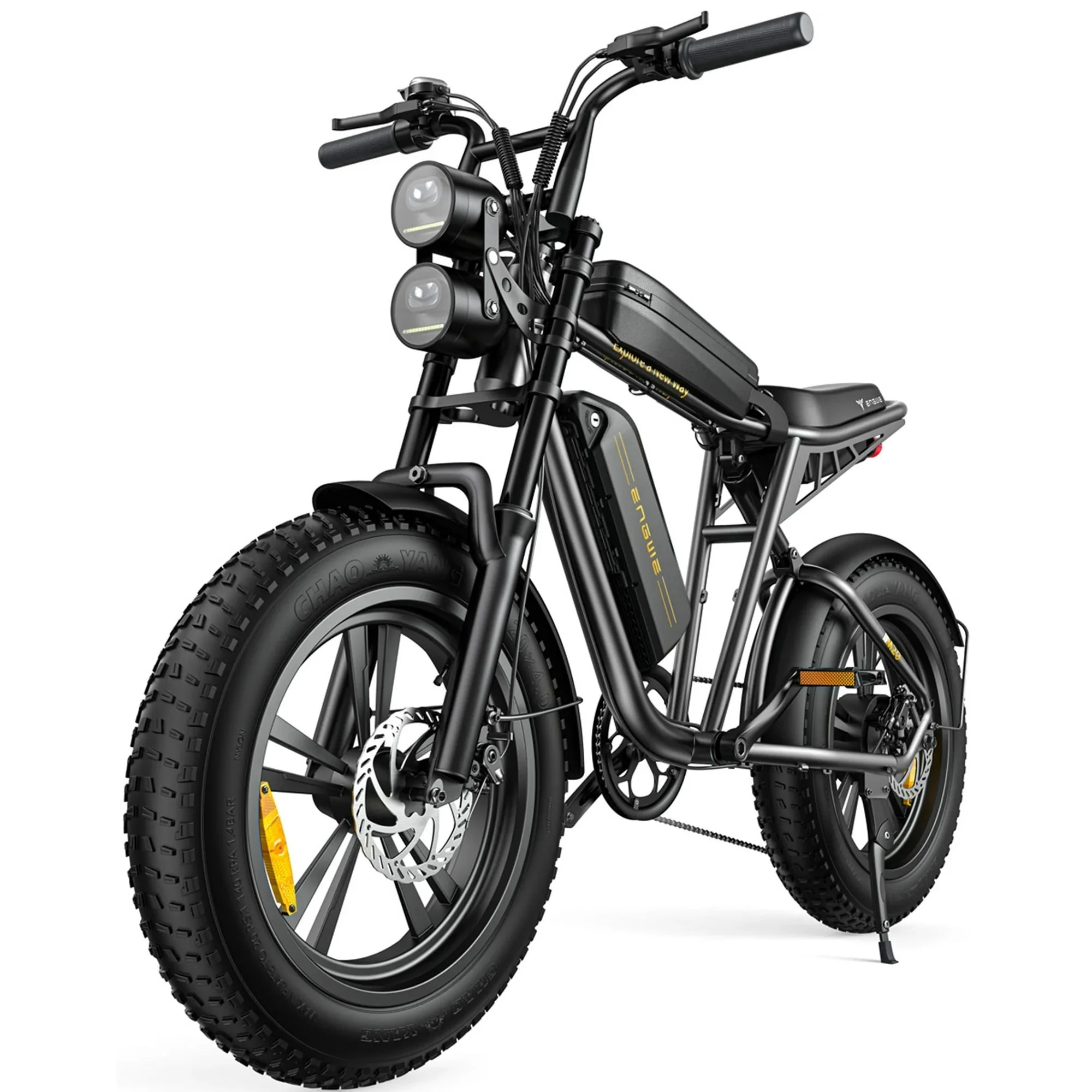 AKEZ Electric Bike for Adults - 1000W 28mph Moped Ebike with 48V 13A Removable Battery, Up to 94 Miles All Terrain Off Road E-Bike with 20*4.0