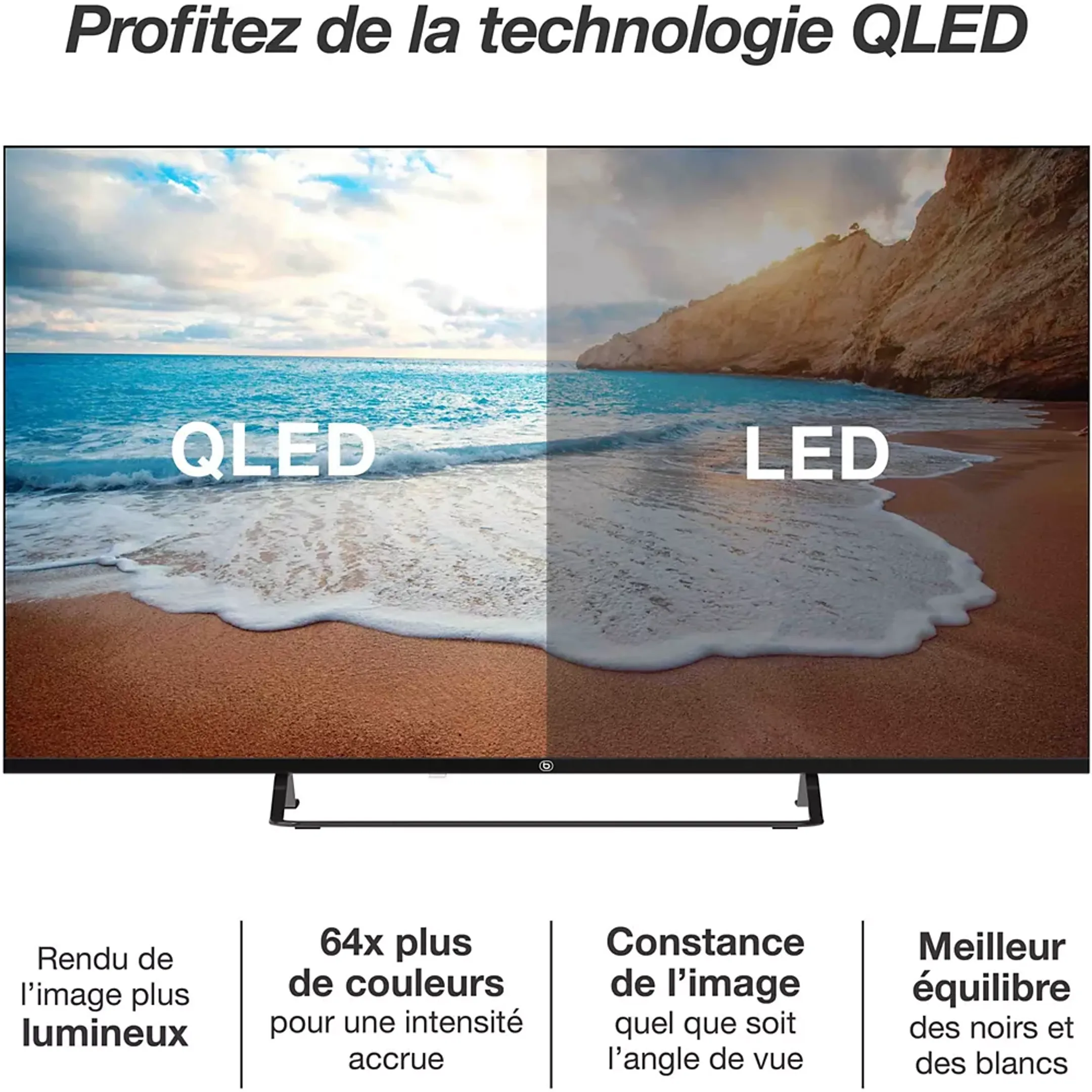 Essentiel-B QLED TV 4K 55QLED308 - 55 inch