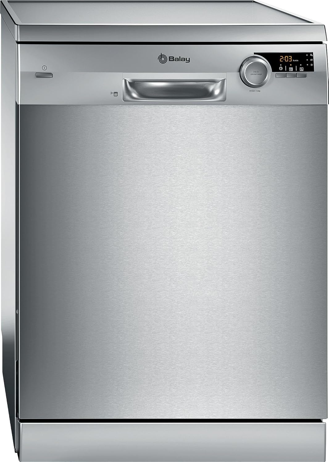 Balay - Dishwasher, Free Installation, 13 Service, 60 cm wide, Silent, Anti-Fingerprint Steel, 3VS572IP
