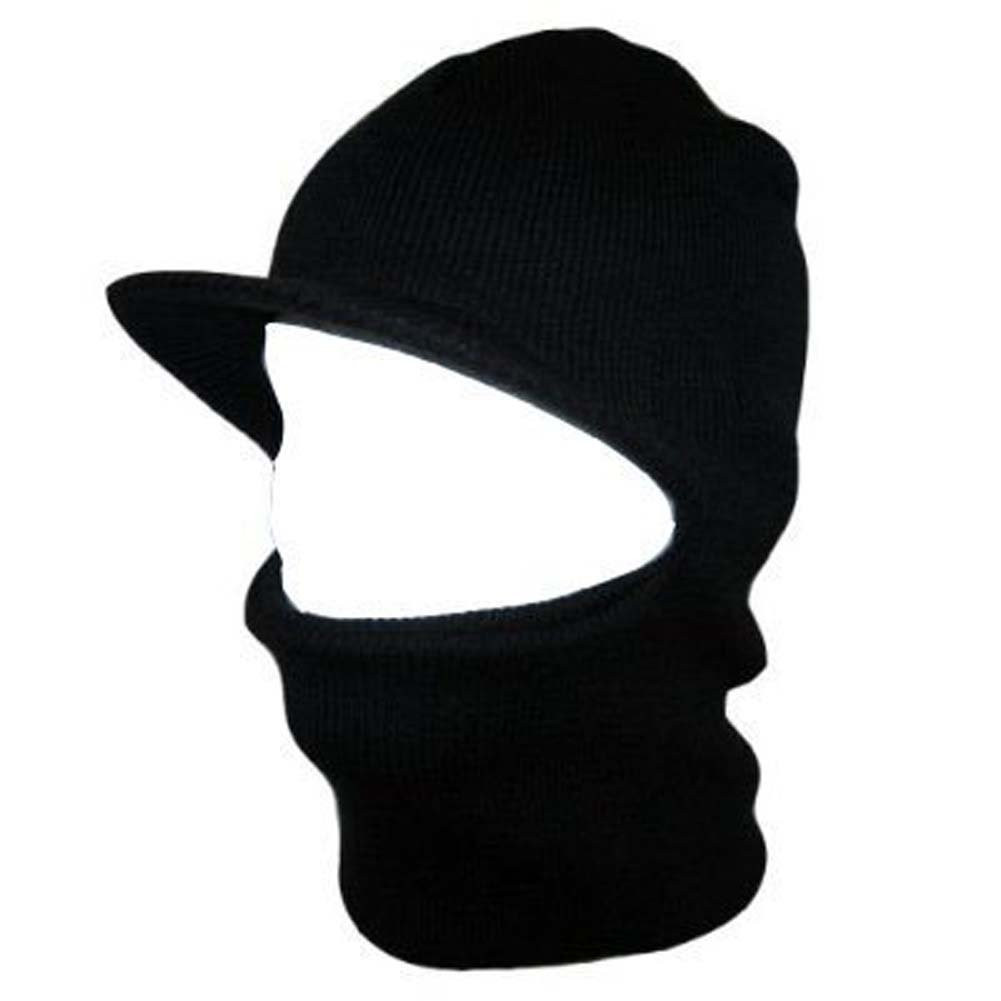 Visor Ski Mask Bulk Black 30544