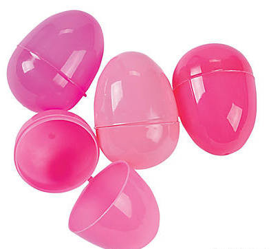 Bulk 100 PCS Pink Easter Eggs 1863PINK