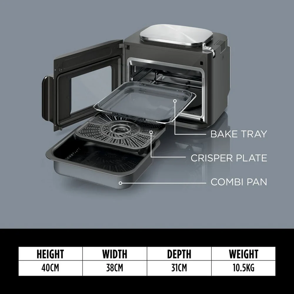 2025 Ninja Combi 12 en 1 Multi-cocina, Horno y Freidora de Aire 12,5L SFP700UK