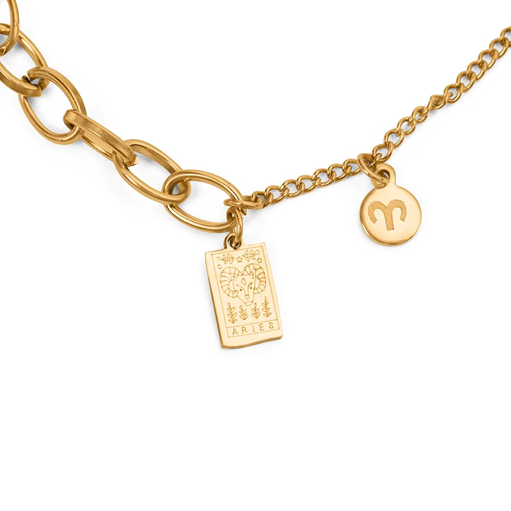 Sterrenbeeld Armband Zodiac - RVS - 18K Goud Verguld - Horoscoop