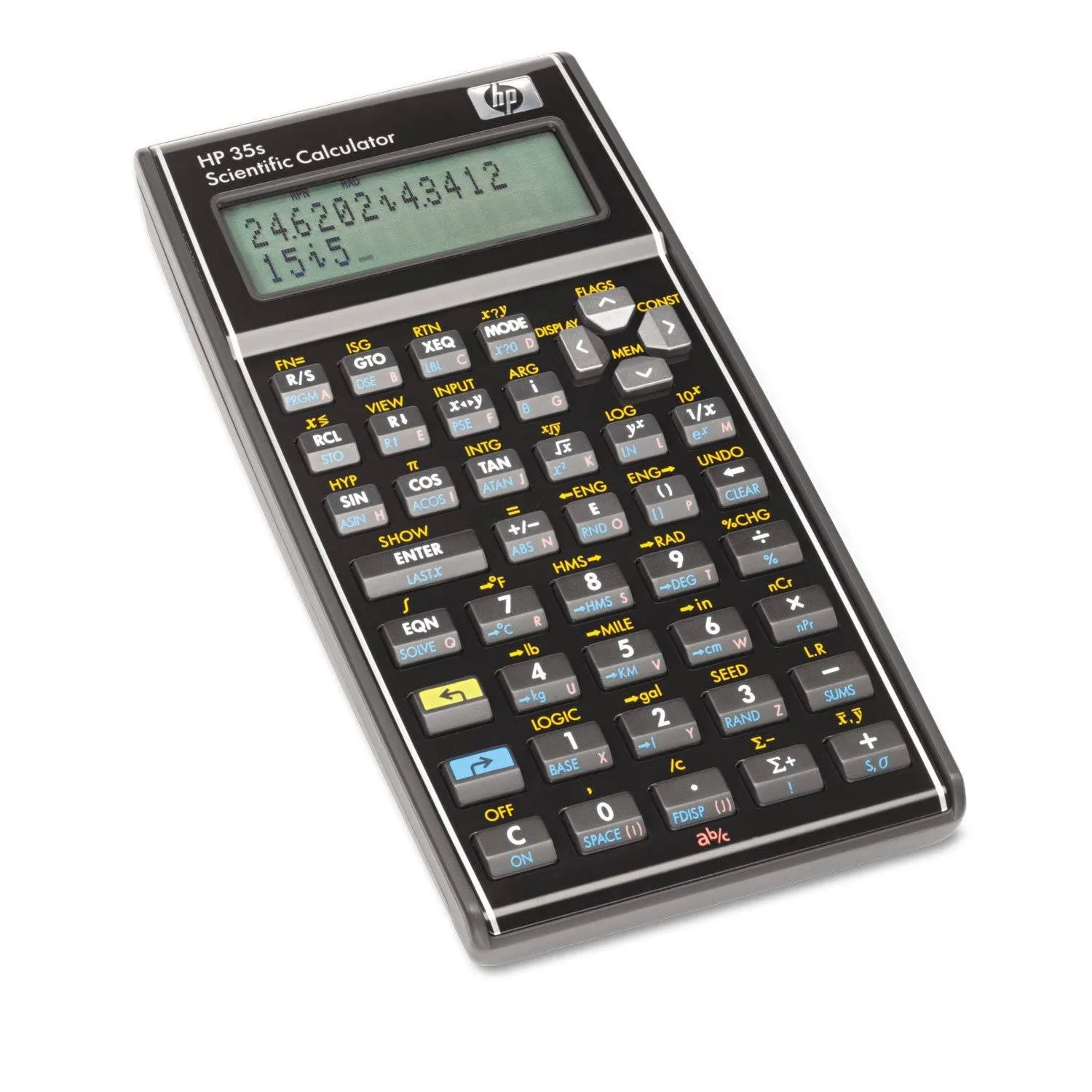 HP 35S Scientific Calculator, Programmable, 14-Digit LCD, RPN & Algebraic Entry, Large Two-Line Display