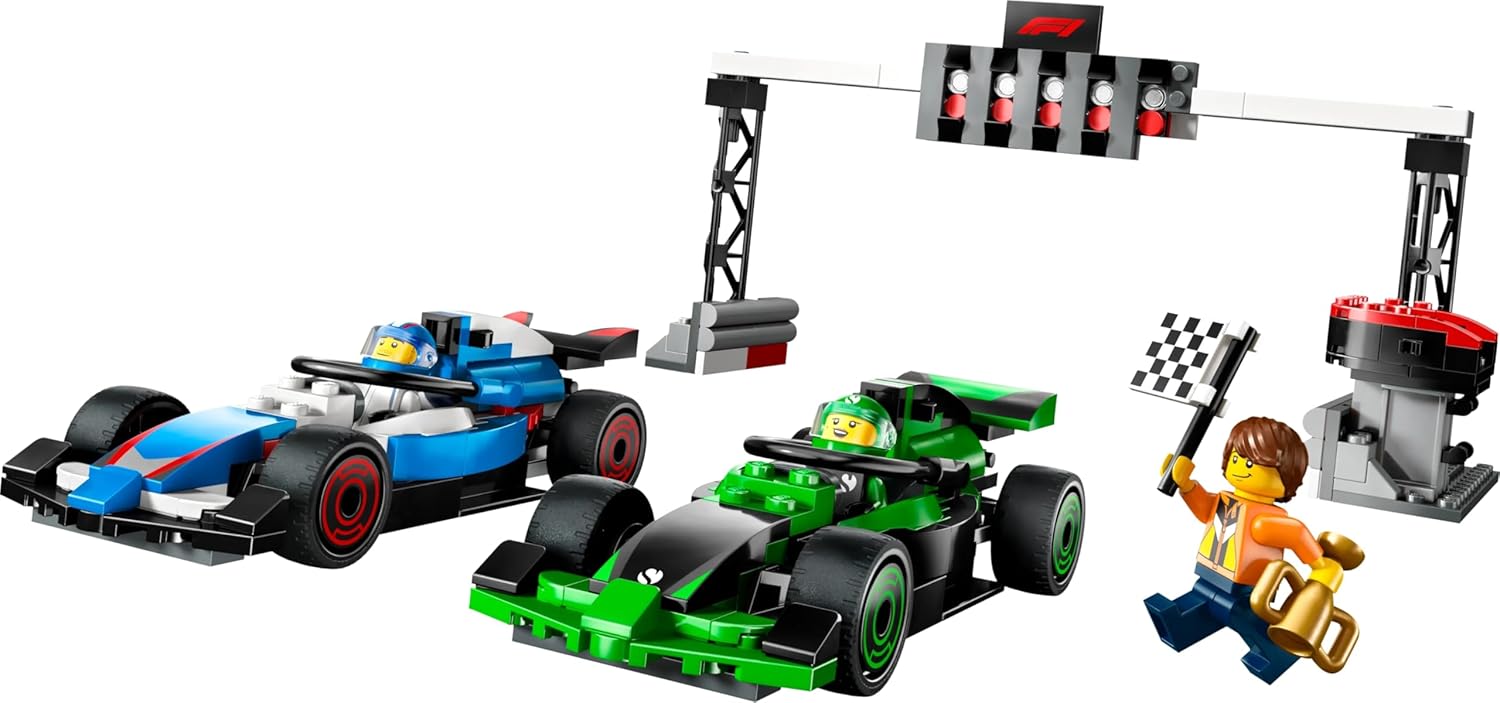 LEGO City F1 Startplan med VCARB och Sauber Racing Cars Fordonslekset 60474
