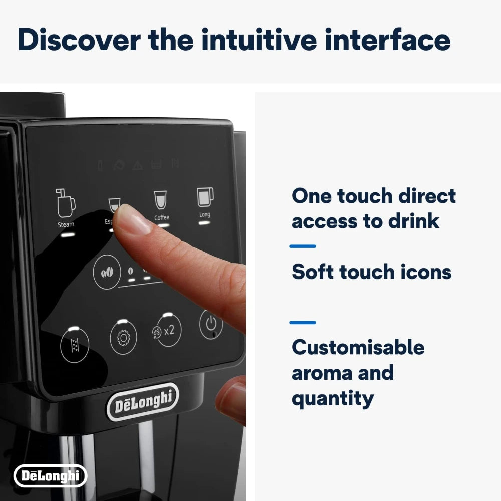 DeLonghi Magnifica Start 1.8 Litre Automatic Coffee Machine - Grey / Black | ECAM220.22.GB