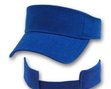 Adjustable Sports Visor Royal Blue 5814