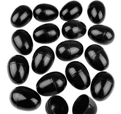 Black Easter Eggs | 100PCS 1863BLA