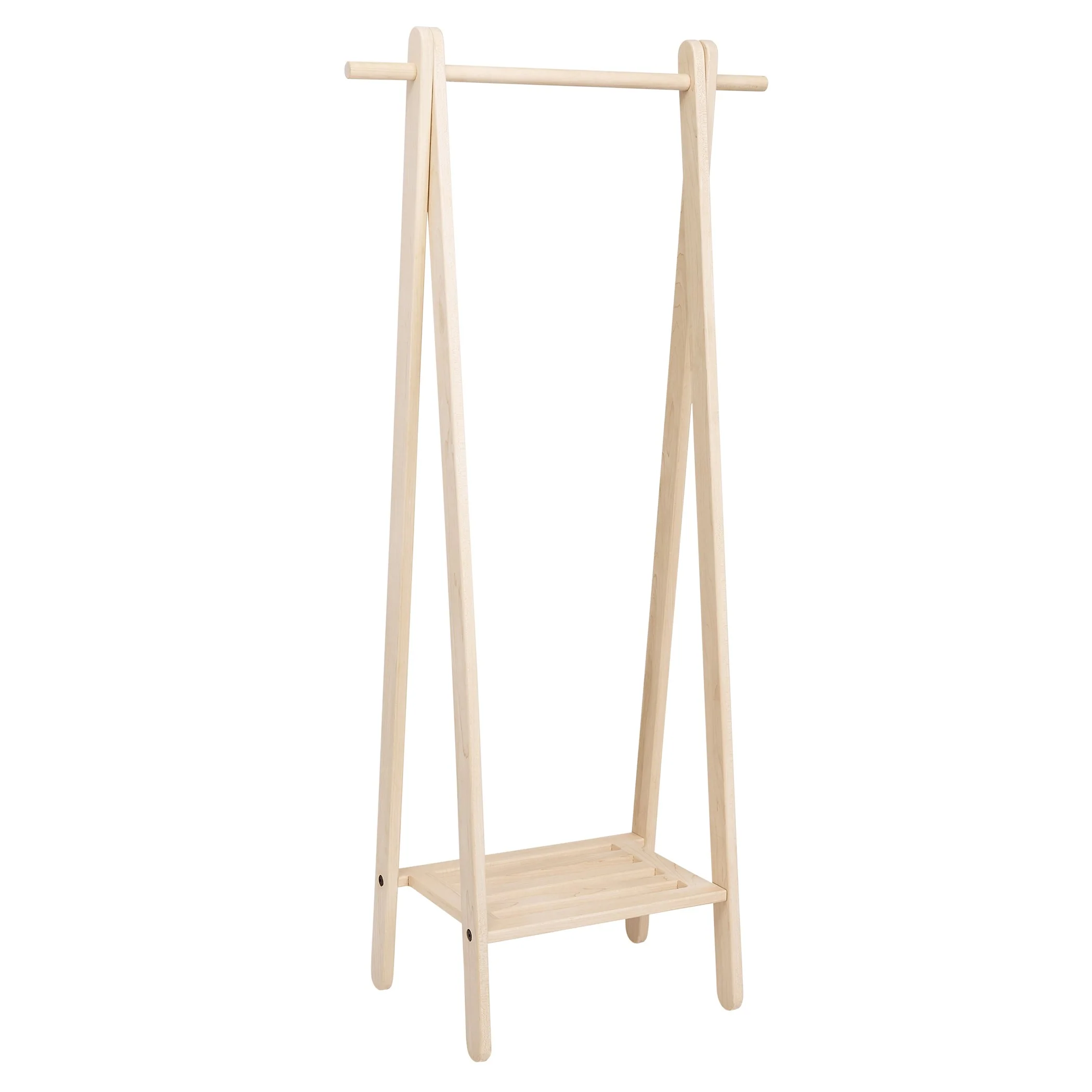 Pennsylvania Woodworks Maple Garment Rack, Medium, Clothing Space, Efficient, Heavy Duty, Easy Assembly, Made in USA