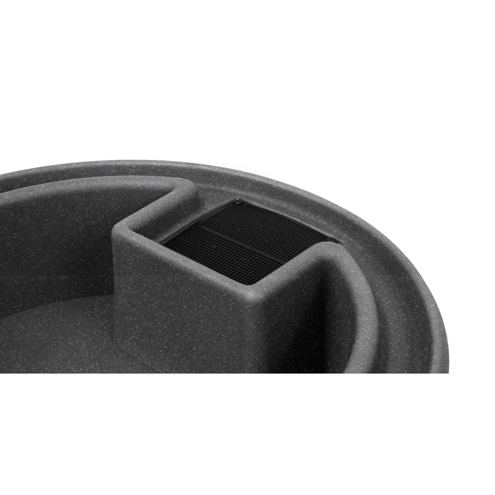 Good Ideas IMP-D50-DAR Impressions Downton Rain Saver Rain Barrel, 50 Gallon, Dark Granite