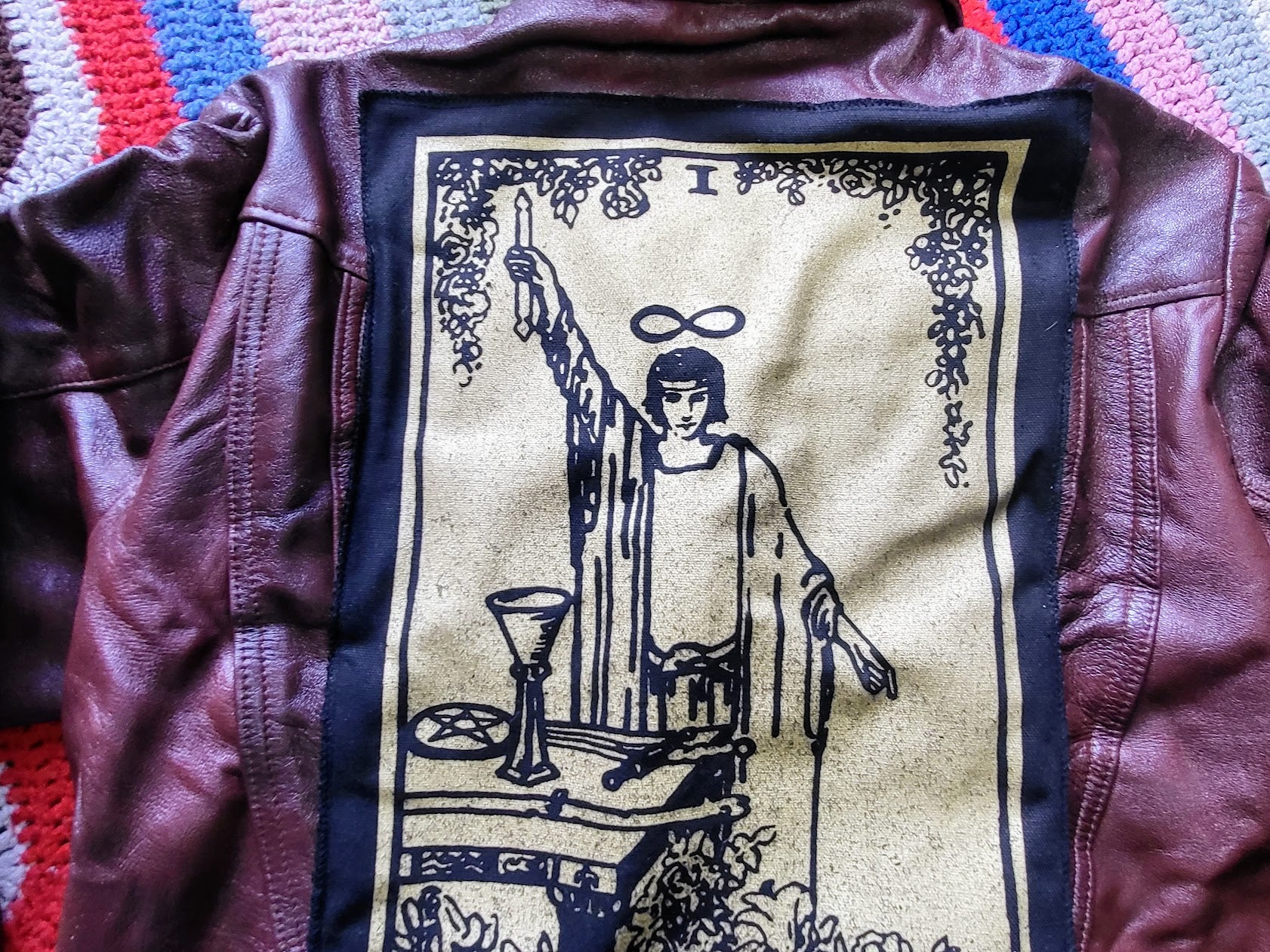 Metallic Magician Classic Leather Jacket