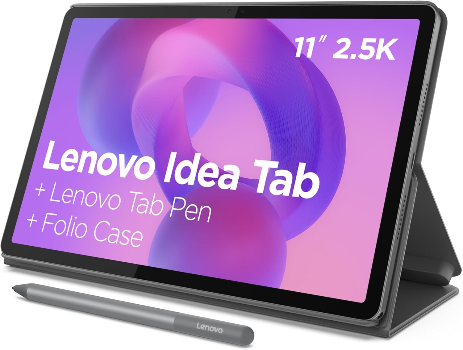 Lenovo Idea Tab - College Tablet - 11�� 2.5K IPS Touchscreen Display - 90Hz - MediaTek Dimensity 6300-8 GB Memory - 256 GB Storage - Integrated Arm Mali-G57 MC2 - Tab Pen and Folio Case