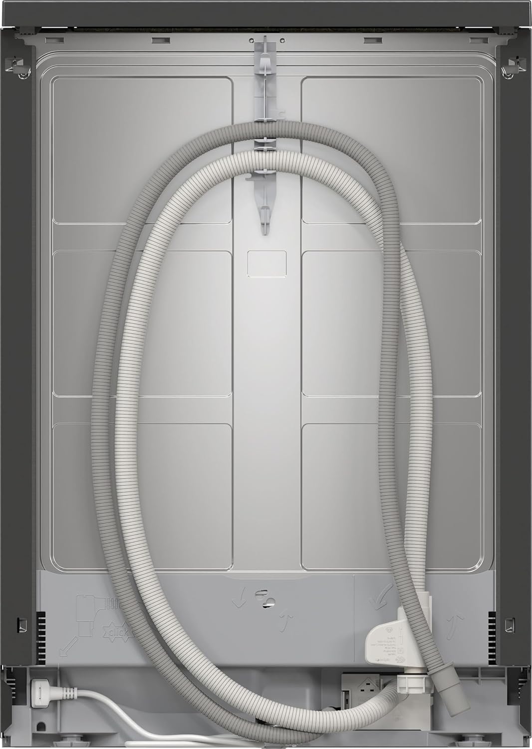 Bosch - Lavavajillas Libre Instalación, 60 cm, Serie4, Home Connect, 14 Servicios, Cepillado Antihuellas, Acero Negro, SMS4EMC06E.