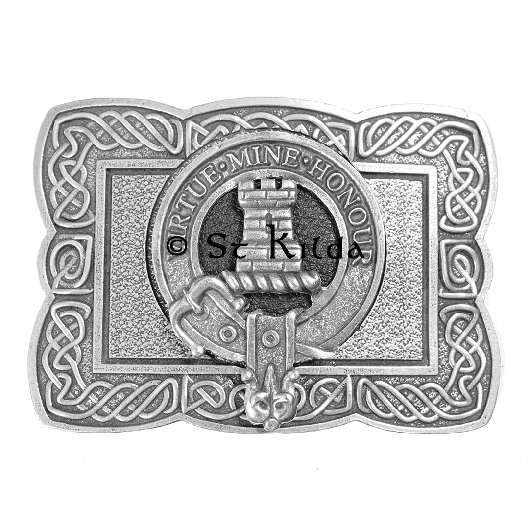 Clan Crest Belt Buckle - MacLean