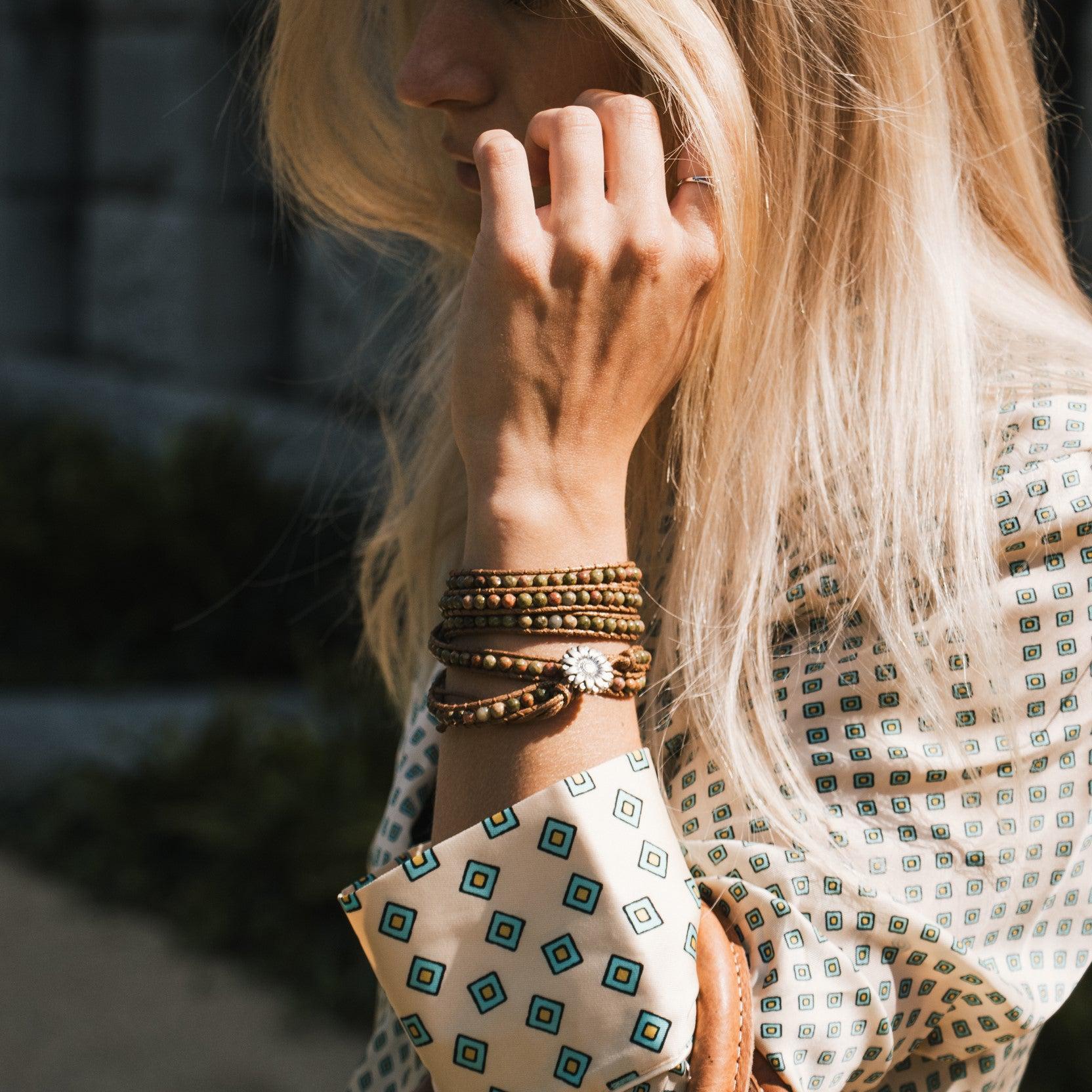 Wikkelarmband Balans - Unakiet Edelstenen - Zelfstandigheid