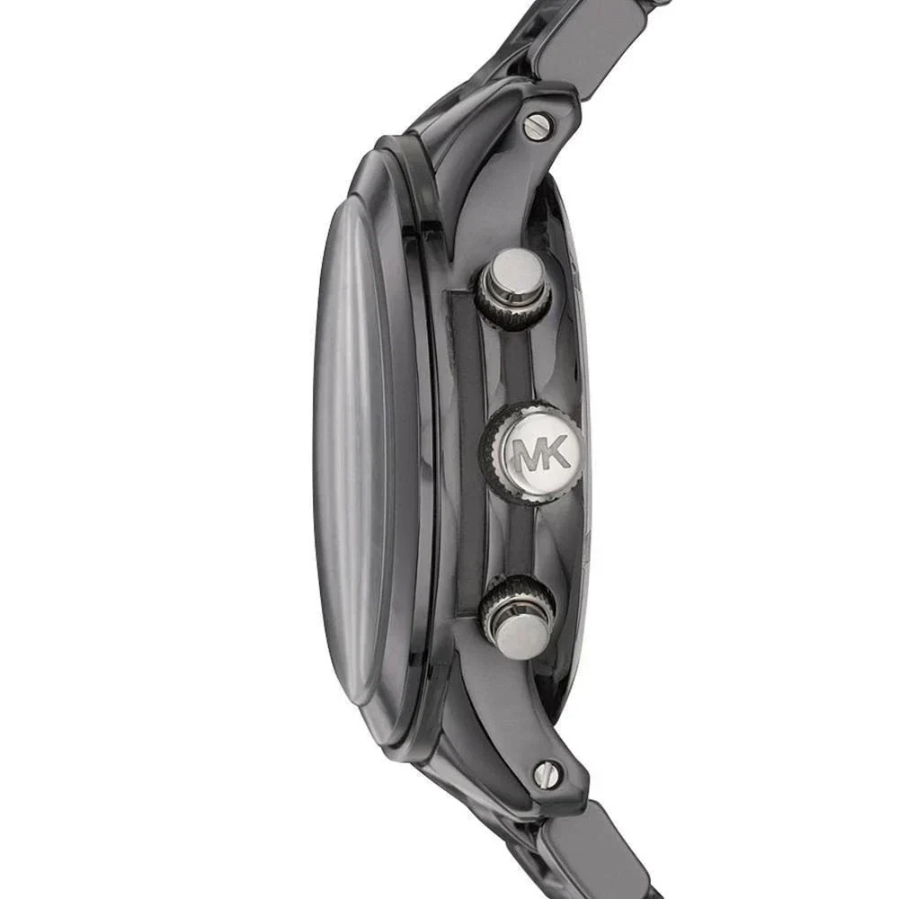 Michael Kors Ceramic Chronograph Black Women's Watch - MK5162