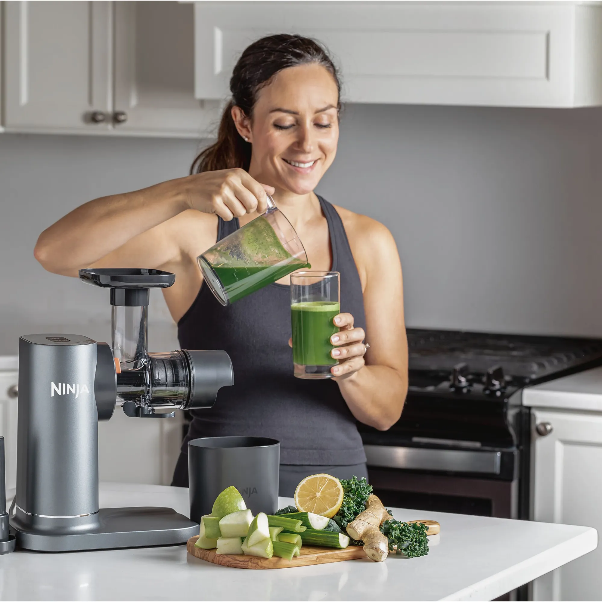 2025 Ninja NeverClog Extractor de jugos en frío