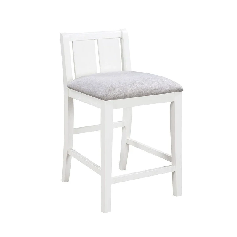 3-Pieces Bar Pub Set with Counter Height Dining Table and 2 Chairs