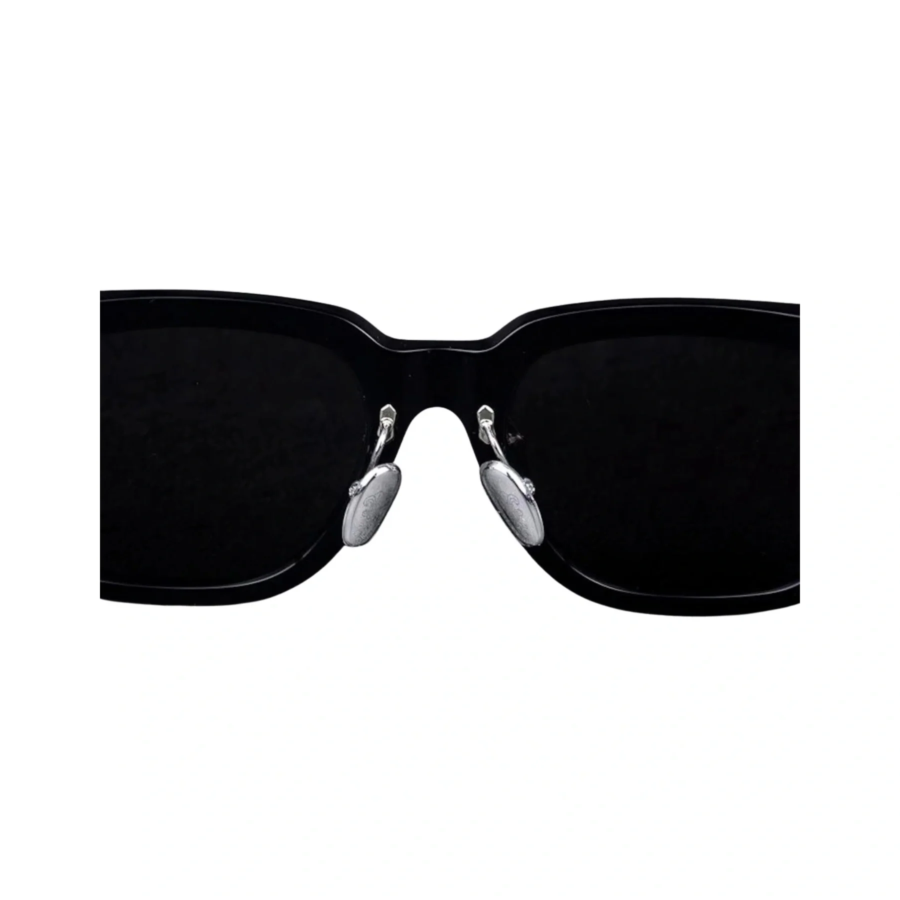 Black Chrome Hearts Titanium Polarized Sunglasses