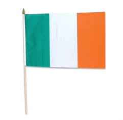 Irish Flags | St Patricks Day Flags | St Patricks Decorations | 12 PACK