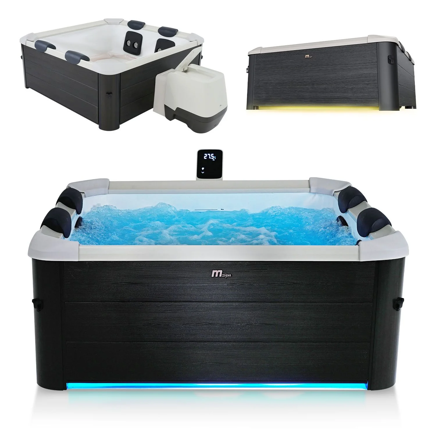 2026 Spa Whirlpool Oslo con iluminación LED