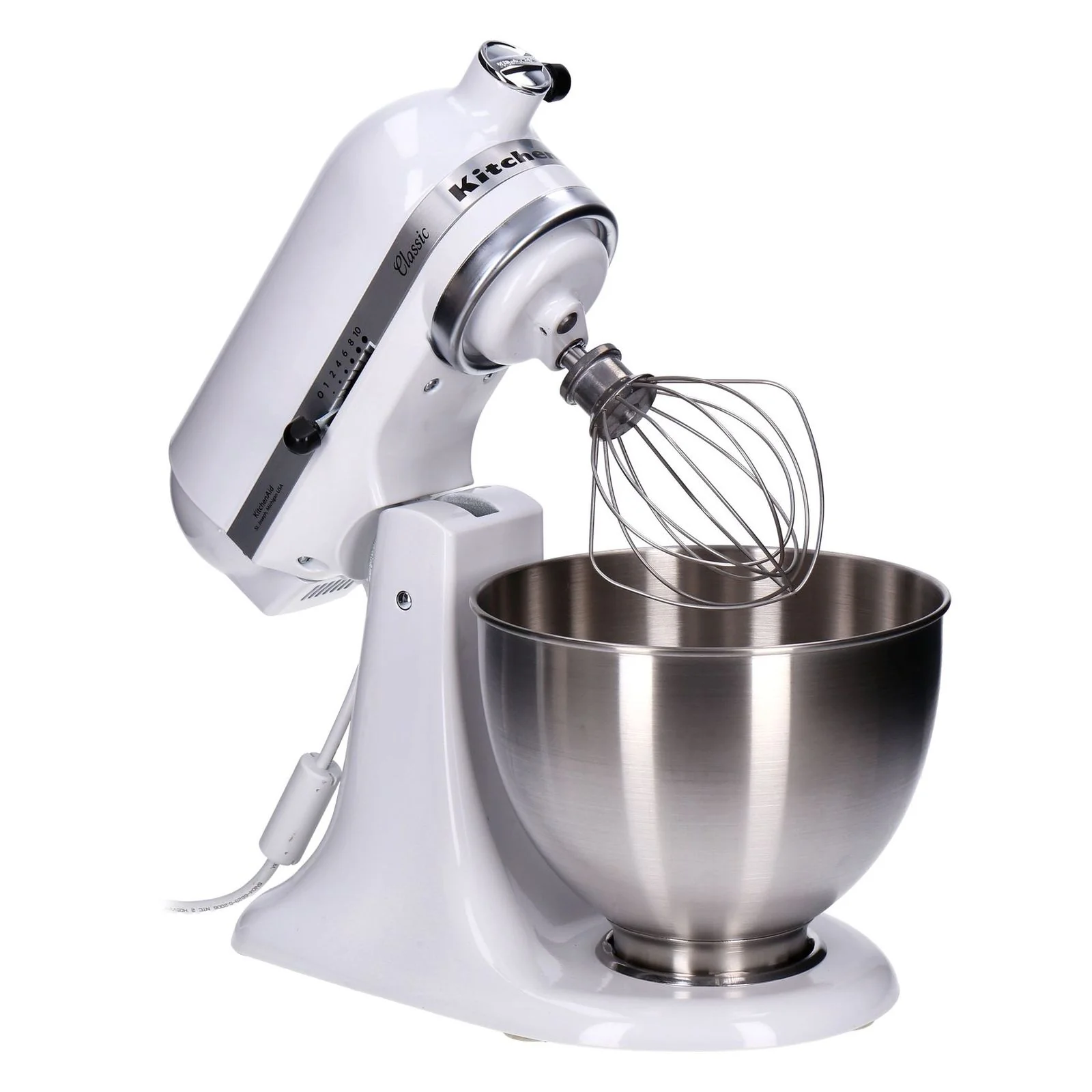 2025 Robot de cocina KitchenAid Classic 5K45SSEWH blanco