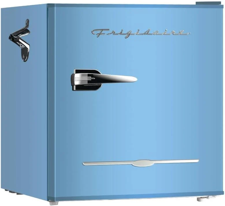 Frigidaire EFR176 Retro Compact Fridge with Chiller Mini Refrigerator with Built-in Bottle Opener for Office, Bedroom, Dorm Room or Cabin, 1.6 cu ft 16