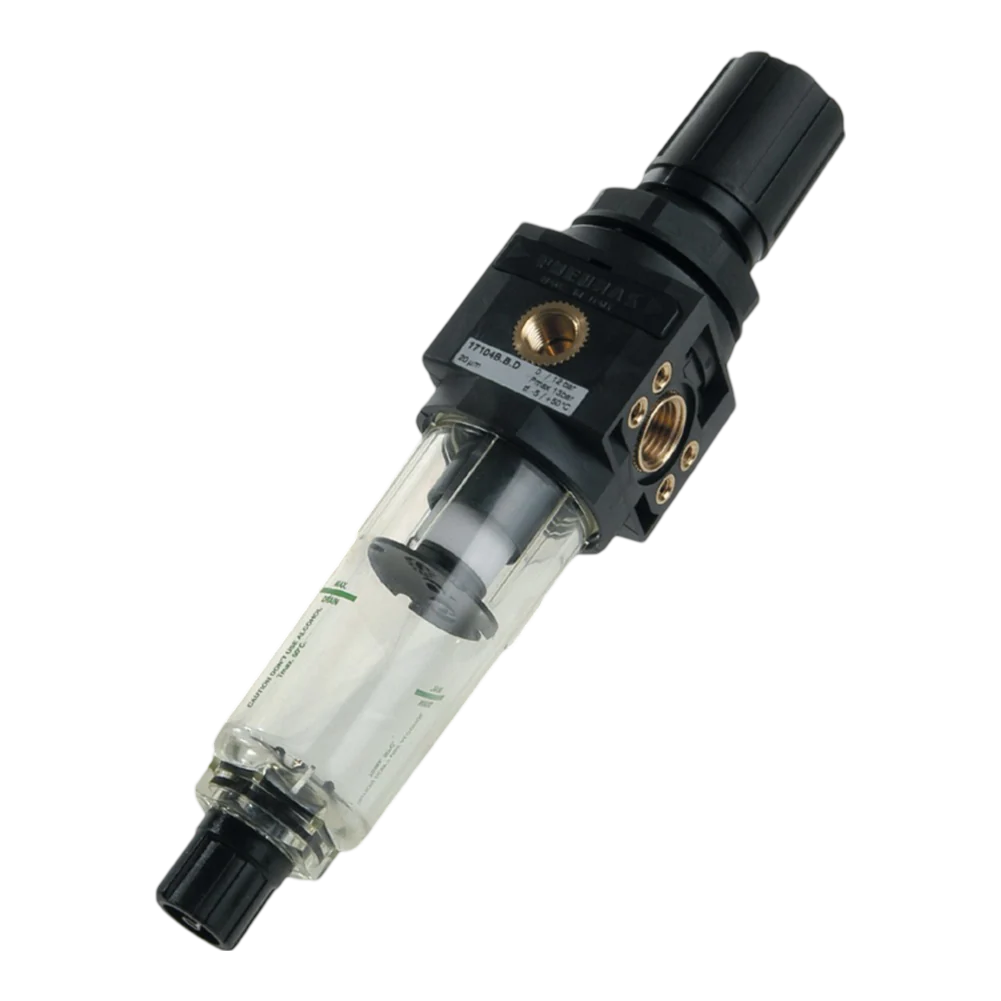 Pneumax 17104B.B.C.P Size 1 Techno Filter/Regulator 1/4 50?��m 0-8 Bar B/P