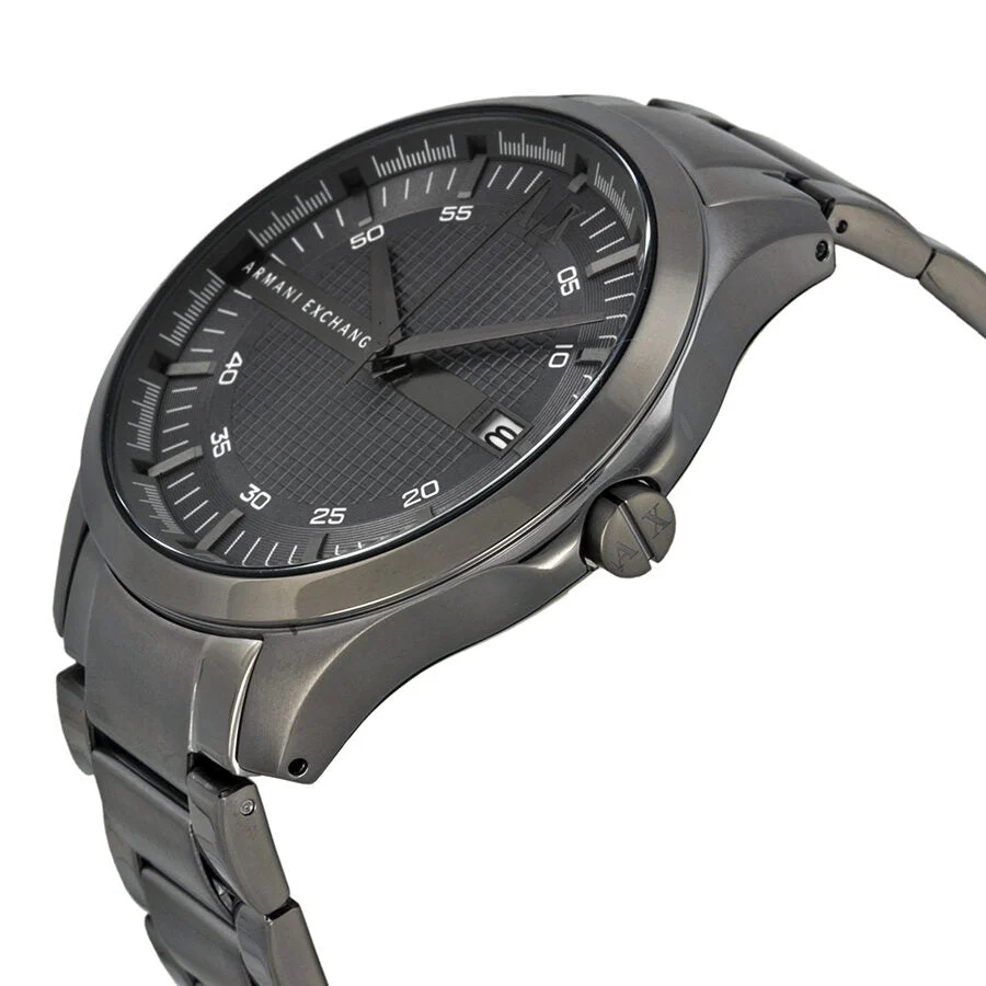 Armani Exchange Hampton Textured Dial All Grey Watch - AX2135