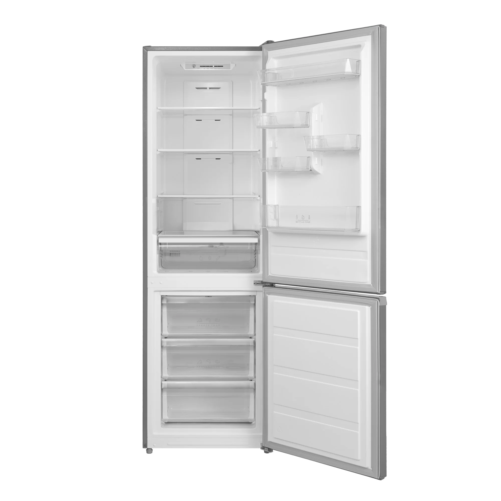 SPC Kühl- / Gefrierkombination KKS3612-2 INOX, 310 L, C-Klasse, NoFrost