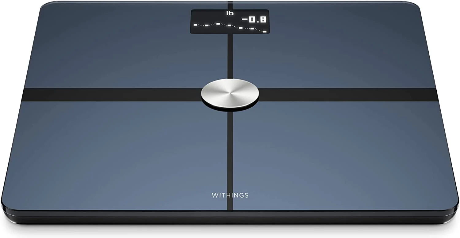 2025 Withings Body+ - Báscula Digital Wi-Fi Inteligente con Sincronización Automática a la App del Smartphone