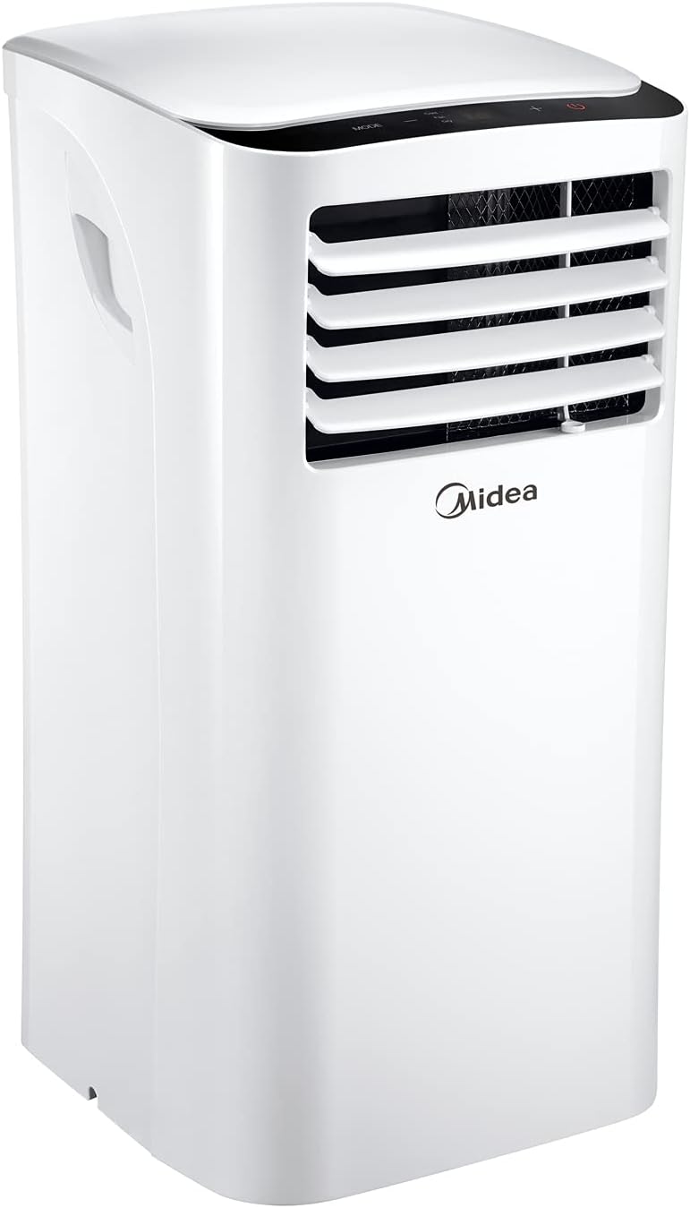 Midea Mobiles Klimagerät MPD-12CRN7, 12000 BTU 3,5kW, Kühlen&Ventilieren&Entfeuchten, Raumgröße bis 117m³(43㎡), Mobile Klimaanlage mit Abluftschlauch