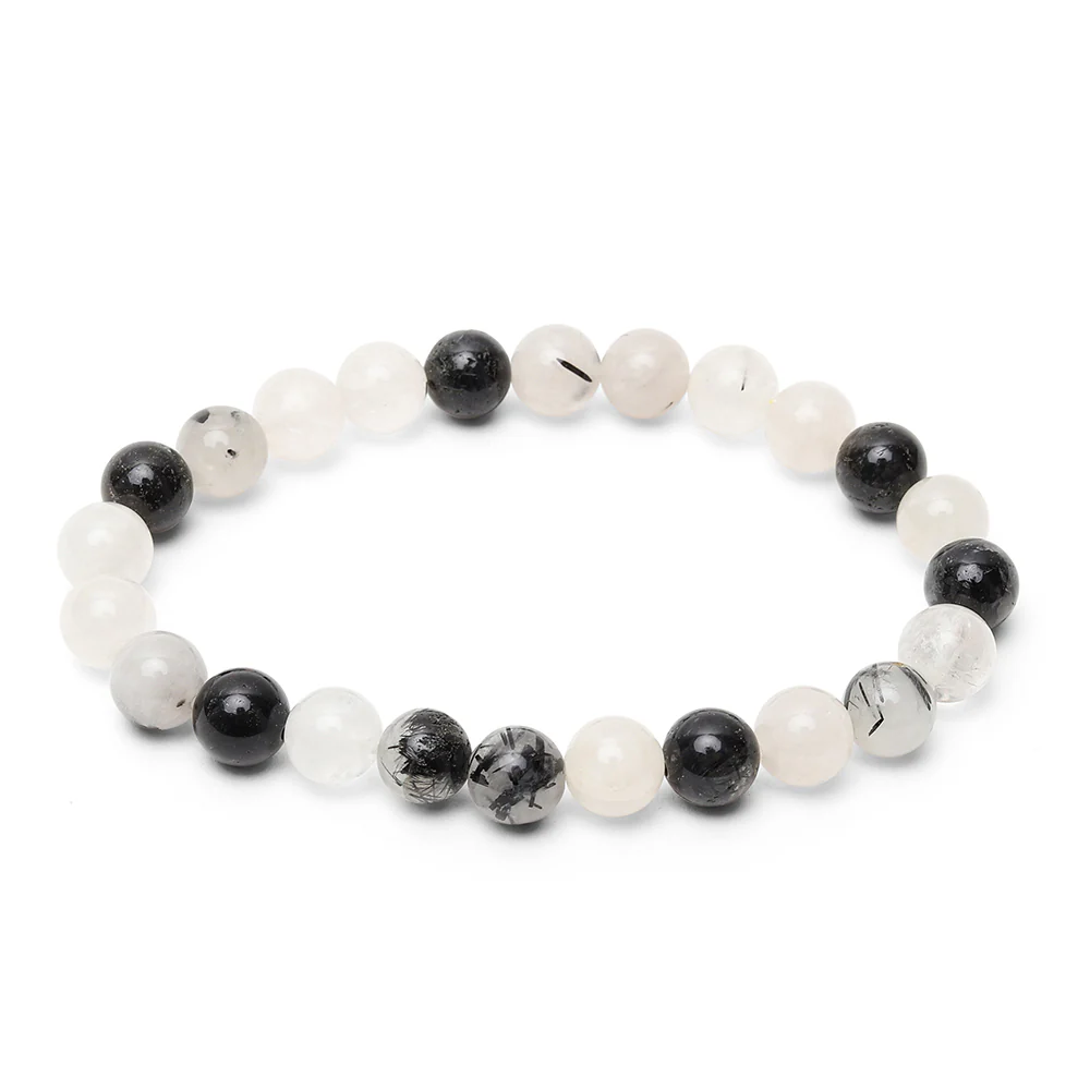 Premium Pure - Toermalijnkwarts (rutielkwarts) Balans Armband
