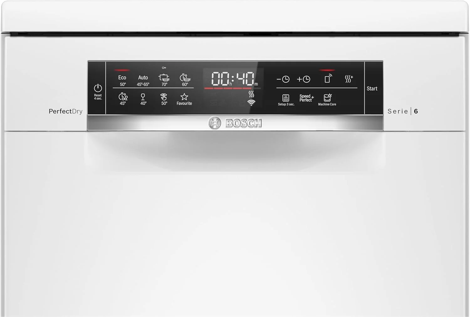 Bosch SPS6YMW14E, Serie 6, Lavavajillas 45cm, Libre instalación, Blanco