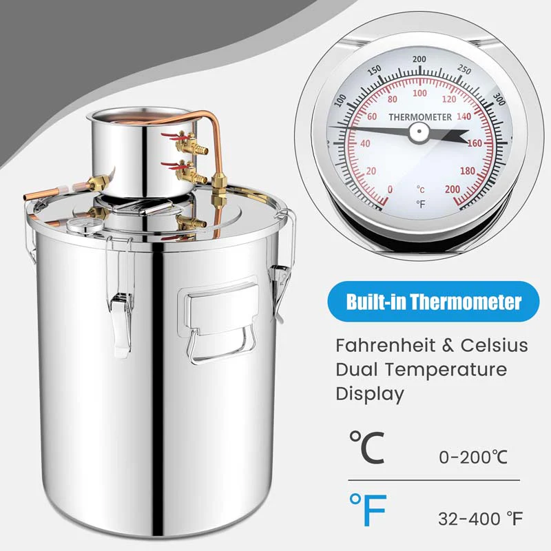 Eletriclife 5 Gal/10 Gal 40L Water Alcohol Distiller