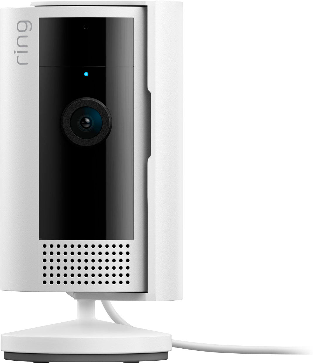 Ring – Indoor Plug-In 1080p Security Camera (2nd – Generation) with Privacy cover – White