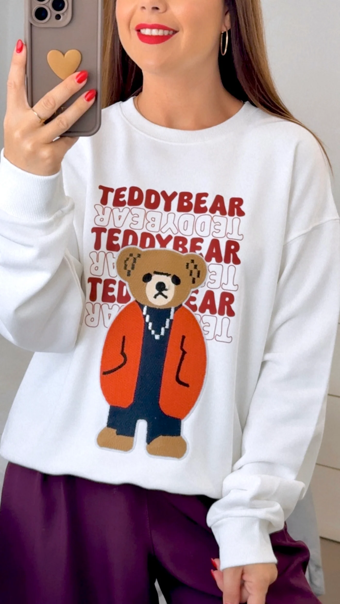 SUDADERA TEDDY BEAR
