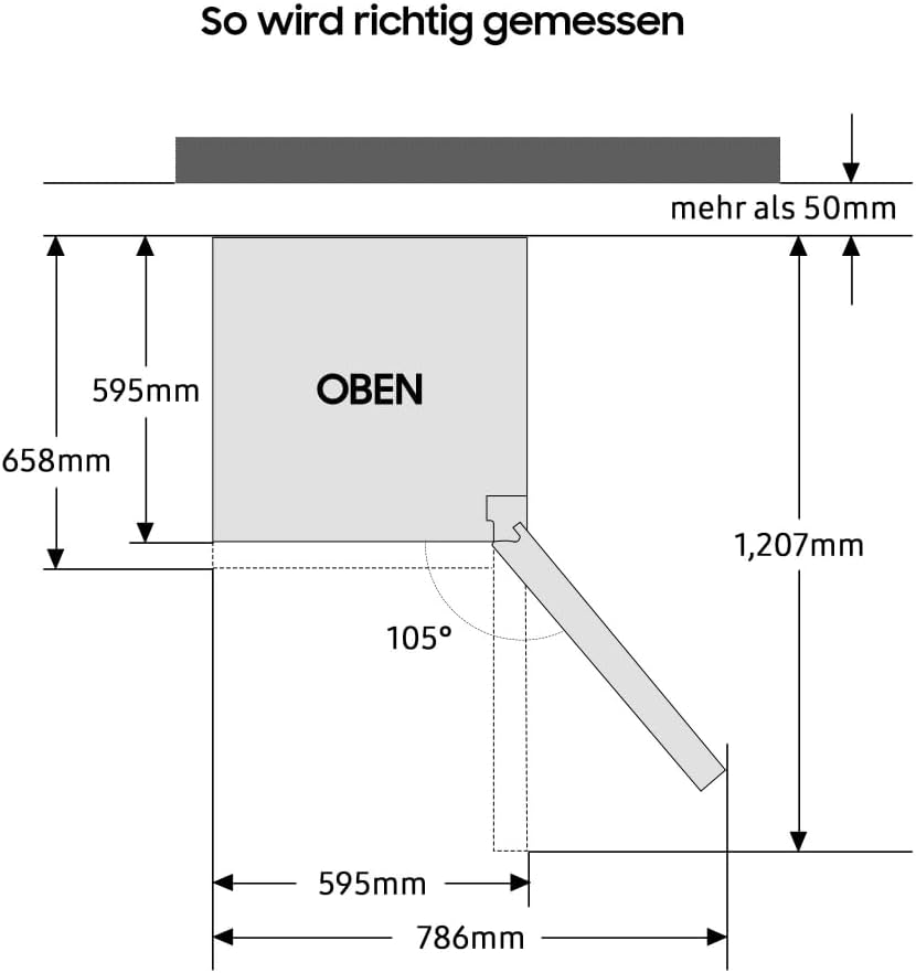 Samsung Kühl-Gefrier-Kombination, Kühlschrank mit Gefrierfach, 203 cm, 390 l Gesamtvolumen, 114 l Gefrierteil, AI Energy Mode, Edelstahl-Look, RL38C600CSA/EG