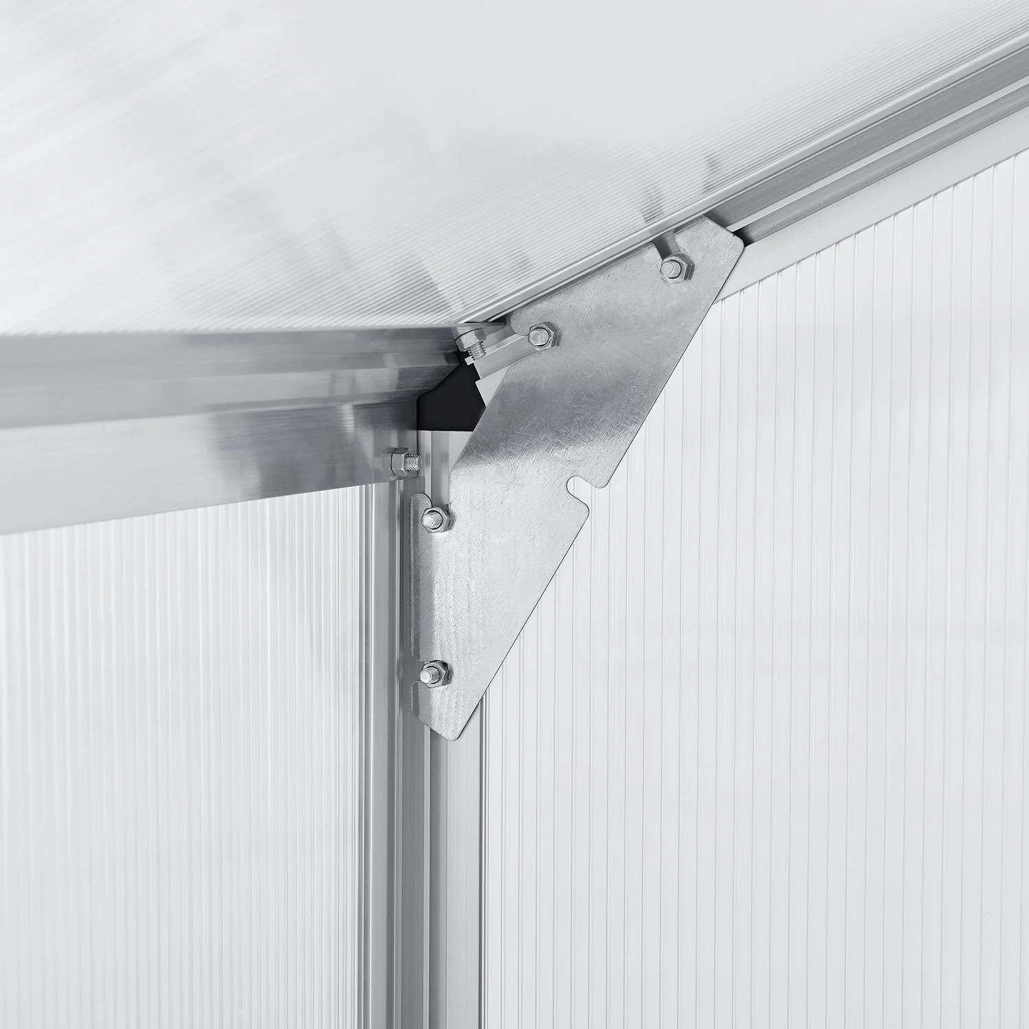 2025 Invernadero de jardín de aluminio con base – Ideal para frutas, verduras y resguardo invernal