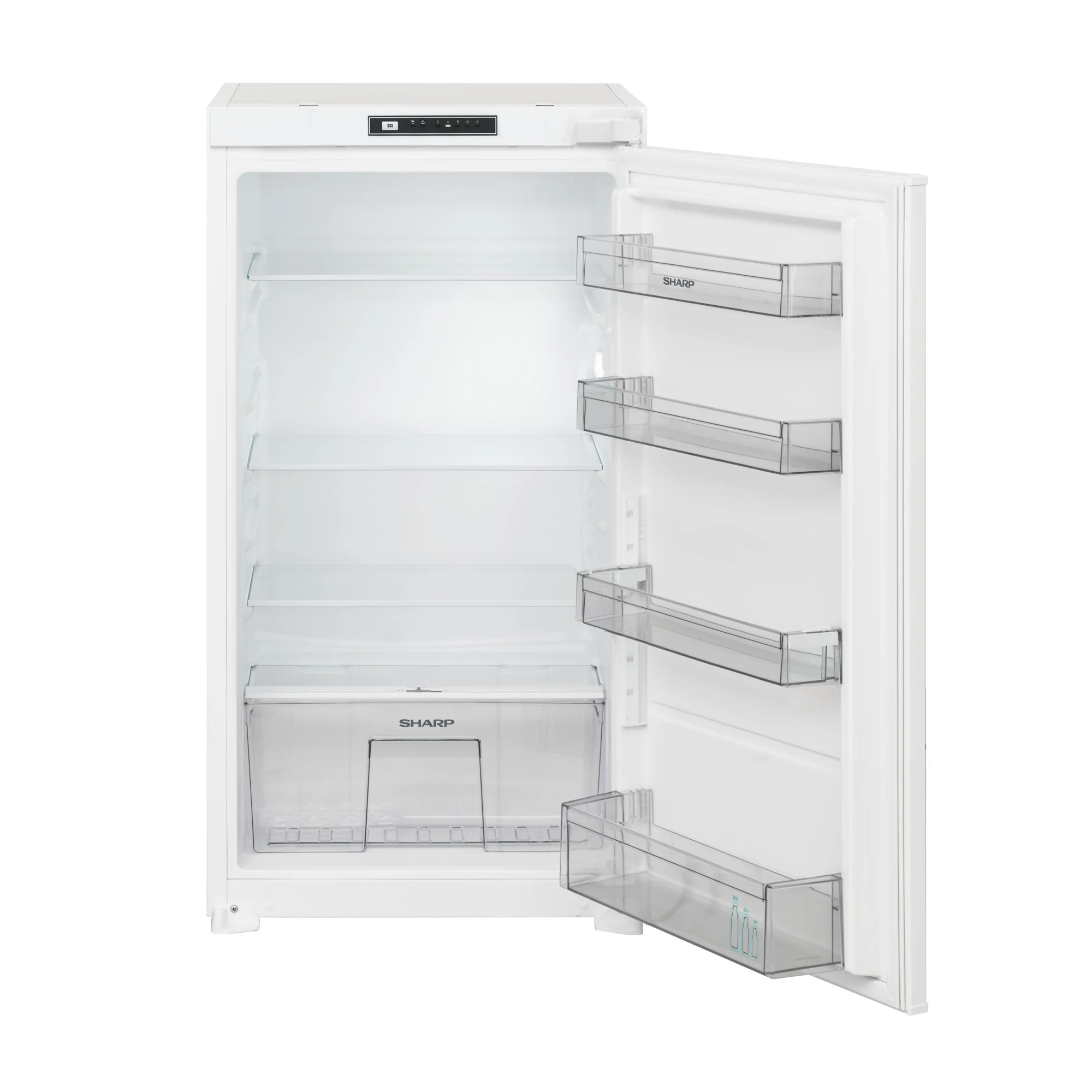 Sharp Einbaukühlschrank SJ-LD155E0XS/CH-Norm, 103er-Nische,Schlepptür