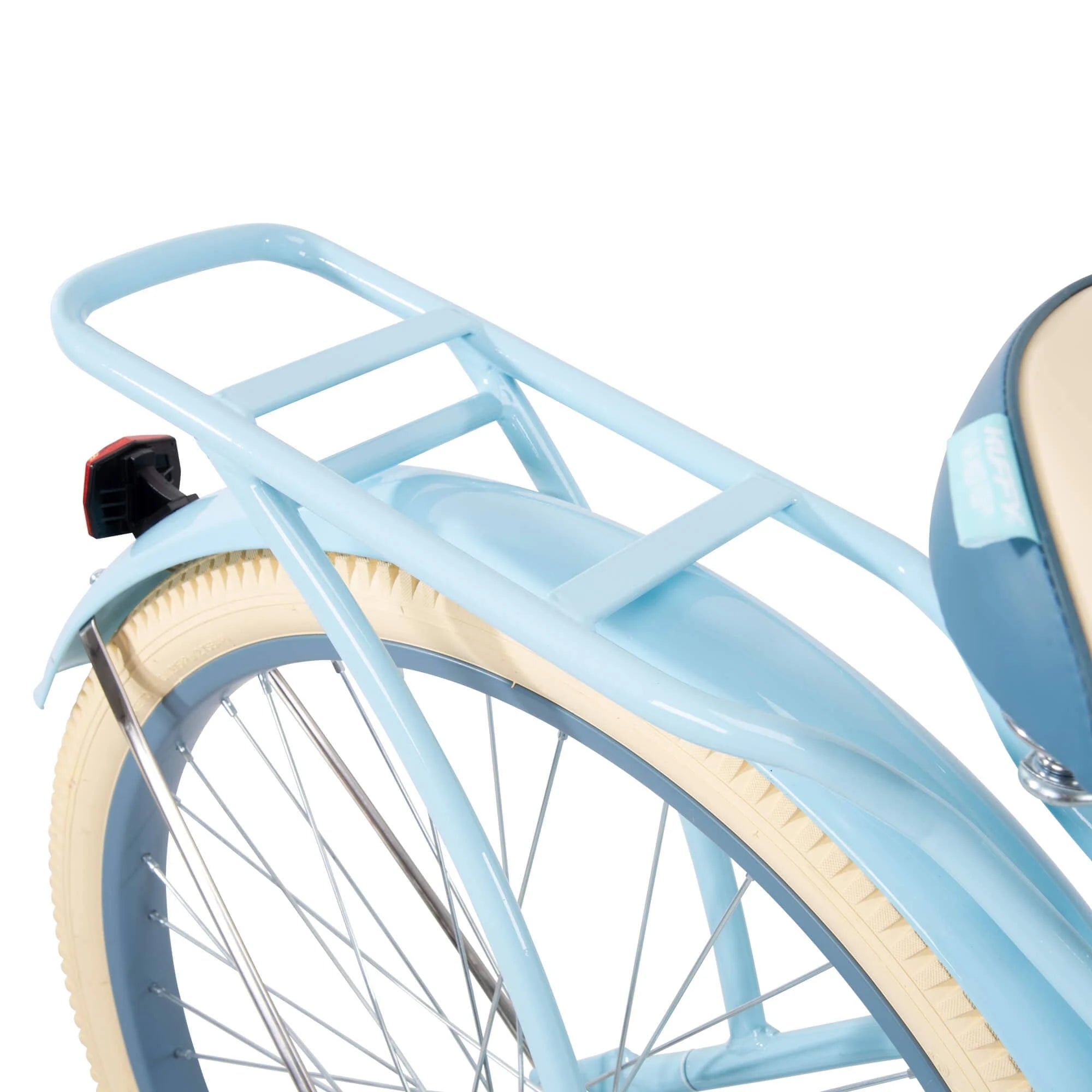 2025 Bicicleta Cruiser Clásica Huffy Nel Lusso con cuadro Perfect Fit, Mujer, Azul Claro, 26