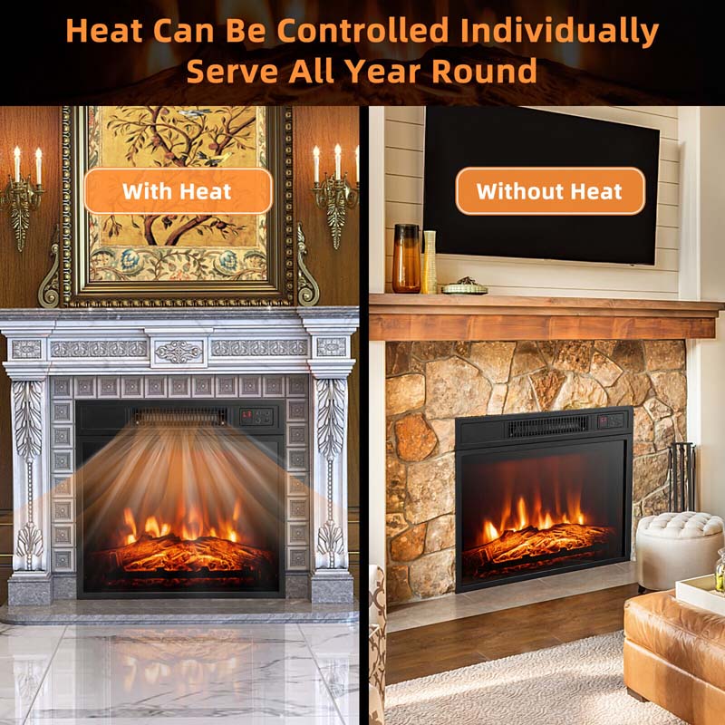 Eletriclife 18 Inches Electric Fireplace Heater