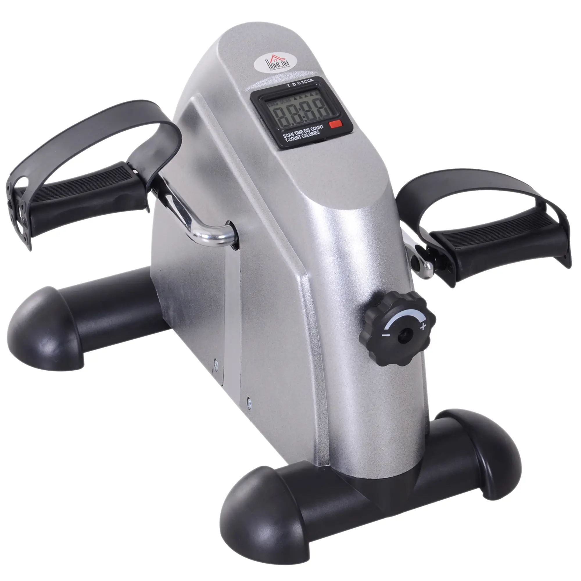 HOMCOM Mini Bike Pedaltrainer Heimtrainer LCD-Display verstellbar