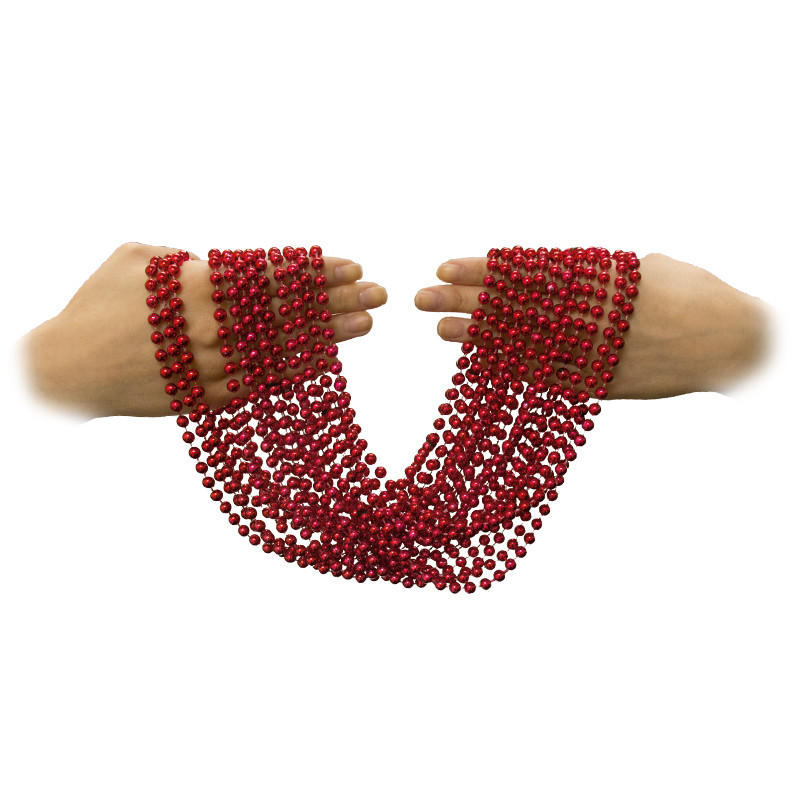 Valentines Day Beads | Red 7mm 12 PACK 6541