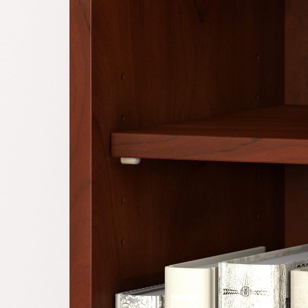 136HC-Z Studio C 5-Shelf 73-Inch H Bookcase, Hansen Cherry