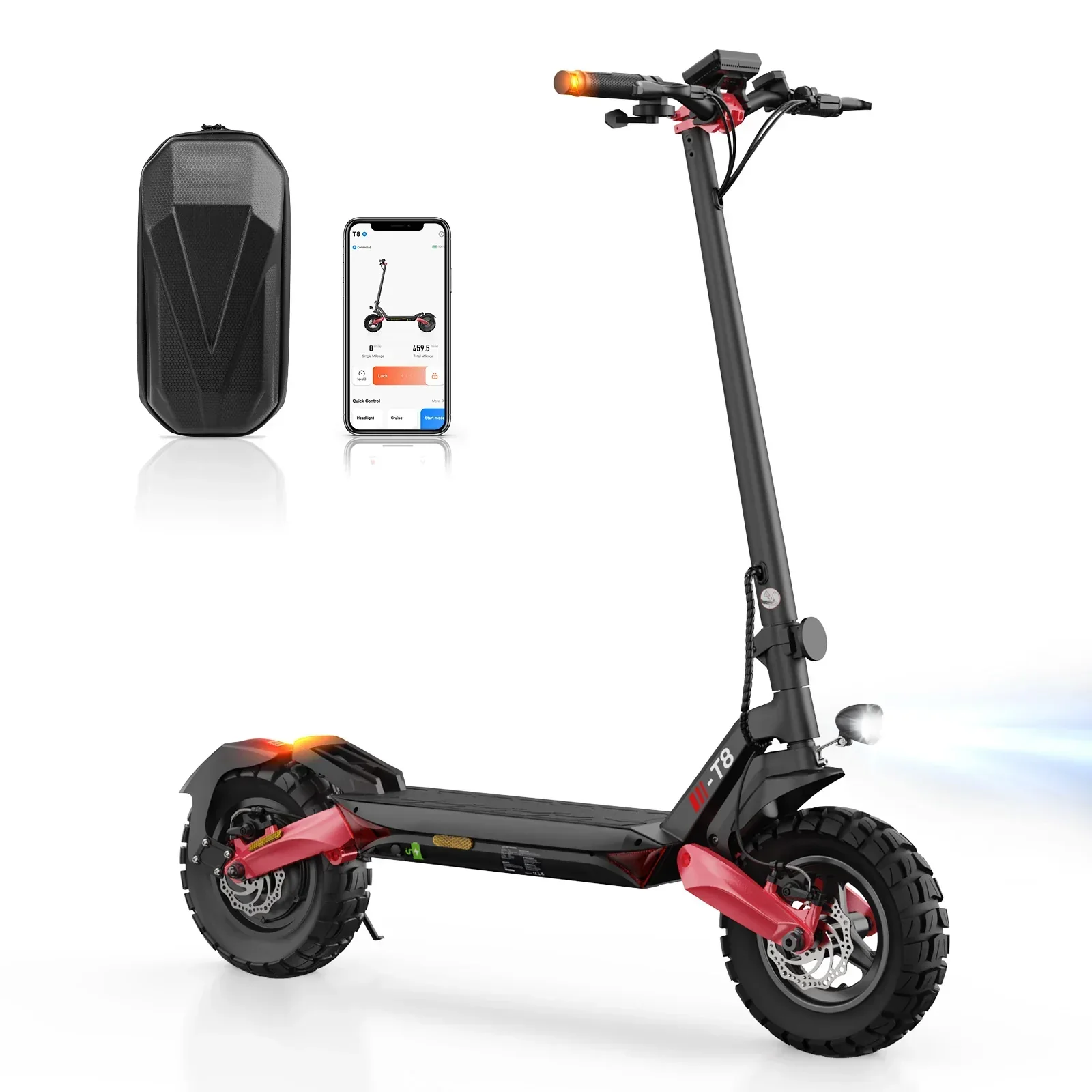 T8 Offroad-E-Scooter Mit Stra?enzulassung 1200W Motor 100KM Reichweite (ABE,eKFV)