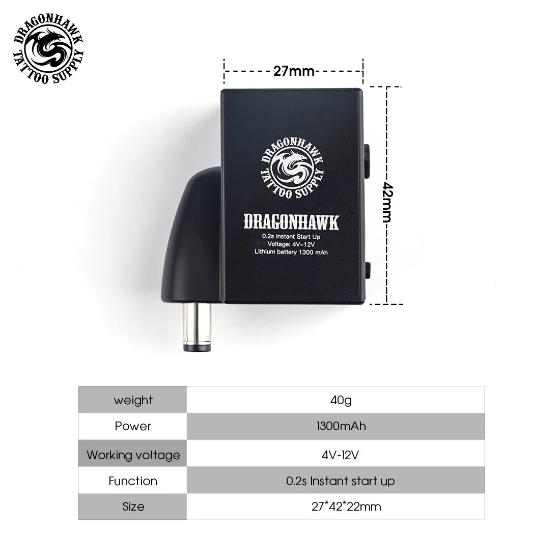 Kit de Máquina de Tatuaje con Cartuchos Mast Pen WJX Agujas y Paquete de Batería