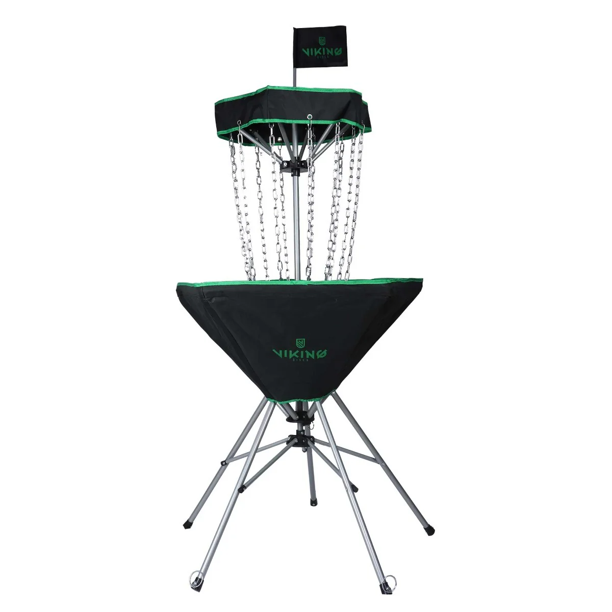 Viking Discs Raid tragbarer Discgolf korb